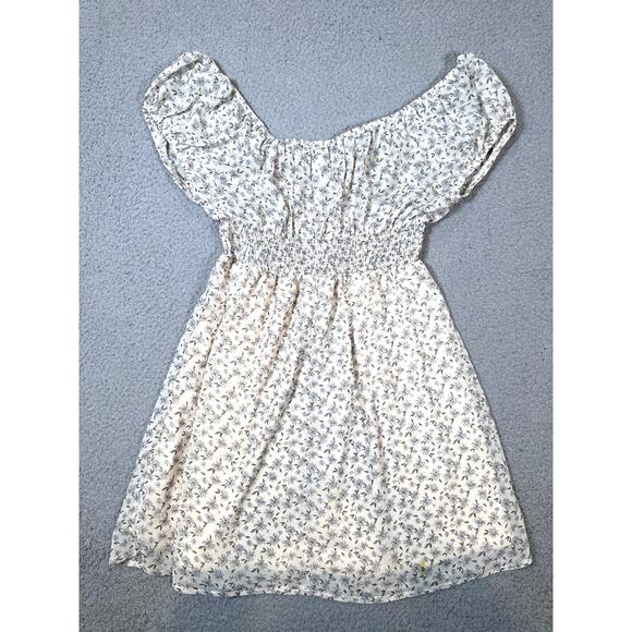 BlueBell Dress Milkmaid Meadow Floral Sheer Women's Medium Coquette Cottagecore - Picture 4 of 12